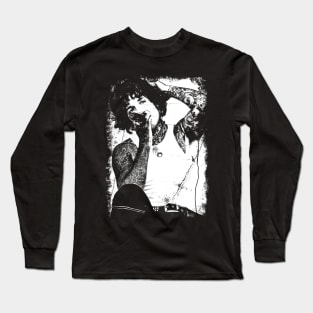 Oliver Sykes Vintage Distressed Long Sleeve T-Shirt